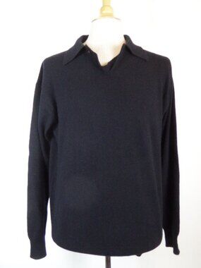 AUTUMN CASHMERE Polo SWEATER PULLOVER top S